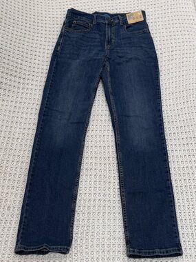 Thereabouts Boys Adjustable Waist Stretch Fabric Slim Fit Jean in md blue sz 16